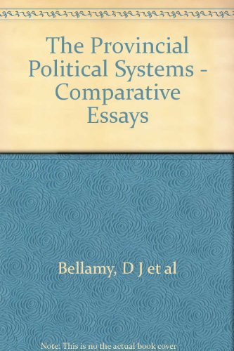 Stock image for The Provincial political systems: Comparative essays for sale by SecondSale