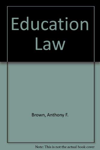 Imagen de archivo de Education Law a la venta por bmyguest books