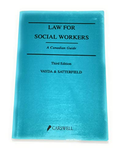 9780459238780: Law for Social Workers: A Canadian Guide