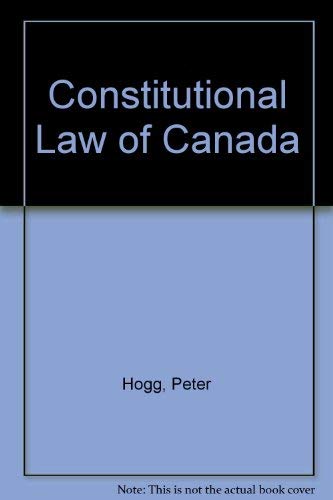 Stock image for Constitutional Law of Canada for sale by ThriftBooks-Atlanta