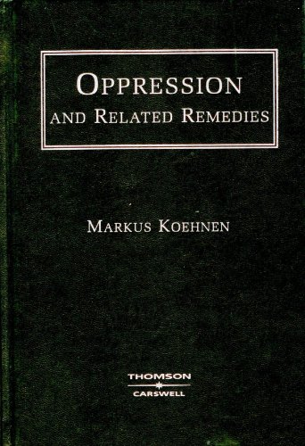 Oppression and Related Remedies