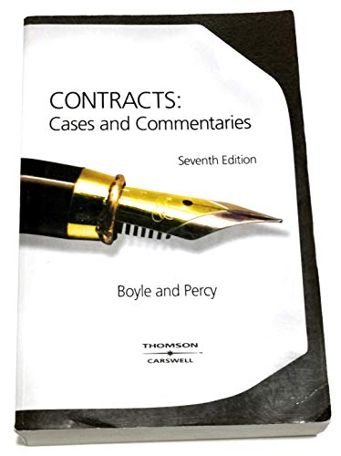 Imagen de archivo de Contract: Cases and Commentaries [7th Edition] a la venta por Gardner's Used Books, Inc.