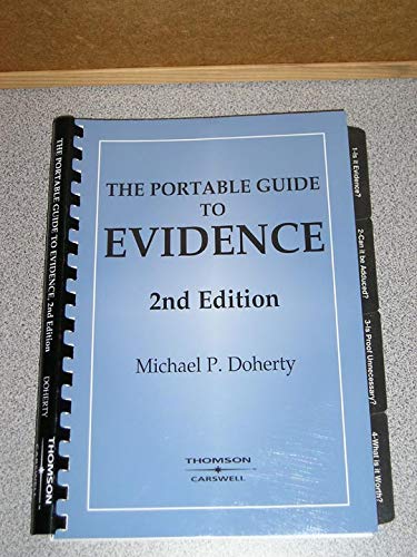 Beispielbild fr Portable Guide to Evidence zum Verkauf von Better World Books