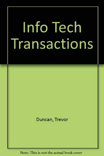 9780459274481: Info Tech Transactions