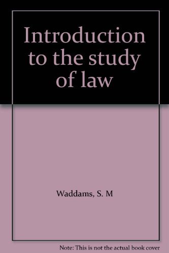 Introduction to The Study of Law