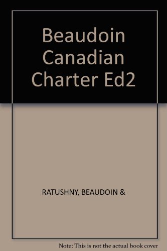 Beispielbild fr Canadian Charter of Rights and Freedoms zum Verkauf von Better World Books