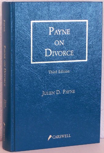 9780459551995: Payne on divorce