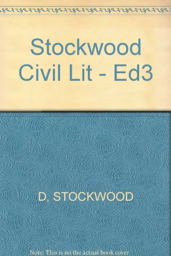 Stock image for CIVIL LITIGATION - a Practical Handbook (Third Edition) for sale by High Park Books