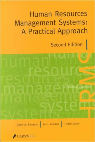 Imagen de archivo de Human Resource Management Systems: A Practical Approach a la venta por BookHolders