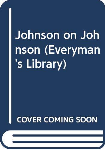 9780460000031: Johnson on Johnson (Everyman's Library)