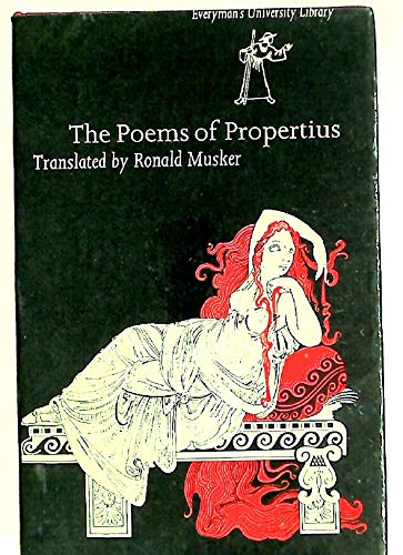 Beispielbild fr The Poems of Propertius zum Verkauf von Better World Books