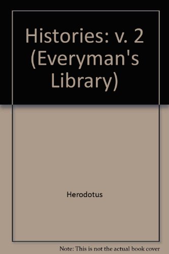 Beispielbild fr Histories of Horodotus (Everyman's Library) zum Verkauf von Better World Books