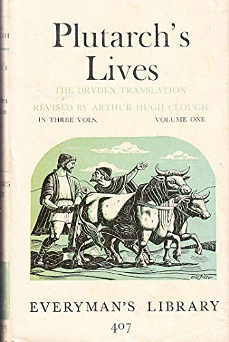 Beispielbild fr Plutarchs Lives Englished: Volume 1 of 10: The Lives of the Noble Greeks and Romans: Theseus and Romulus, Lycurgus and Numa, Solon and Publicola zum Verkauf von Reuseabook