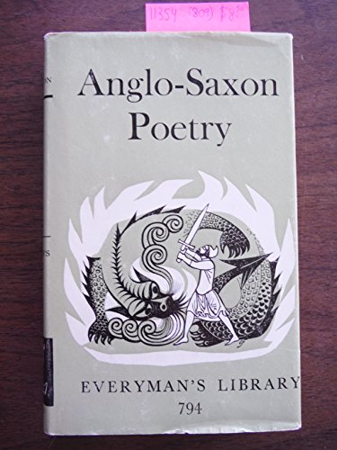 Beispielbild fr Anglo-Saxon Poetry zum Verkauf von Better World Books