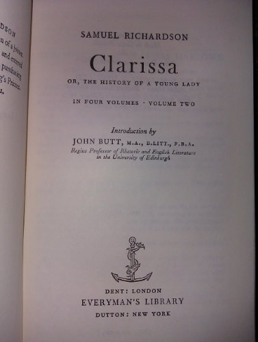 Stock image for Clarissa Harlowe: Volume 2 for sale by BooksRun