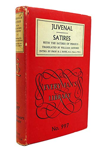 9780460009973: Satires of Juvenal