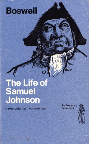Beispielbild fr Life of Samuel Johnson: v. 2 (Everyman's Library) zum Verkauf von AwesomeBooks