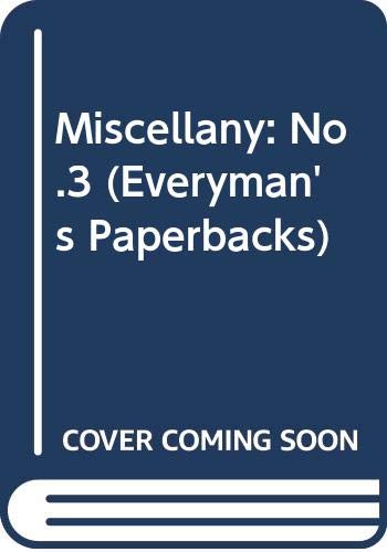Stock image for Miscellany Three: Poems and Stories for sale by THE OLD LIBRARY SHOP