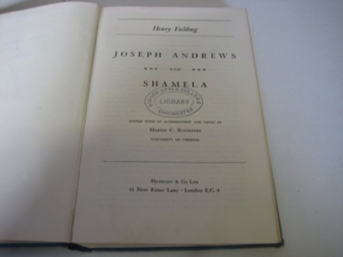 Beispielbild fr Joseph Andrews (Everyman Paperbacks) zum Verkauf von WorldofBooks