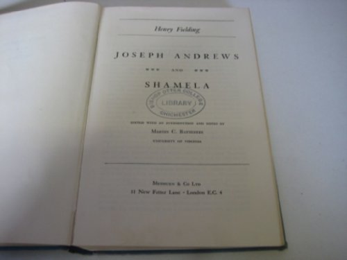 Stock image for Joseph Andrews and Shamela for sale by N & A Smiles