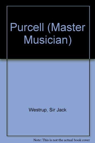 9780460022095: Purcell (Master Musician S.)