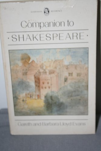 Stock image for Everyman's Companion to Shakespeare (Everyman's Reference Library) for sale by AwesomeBooks