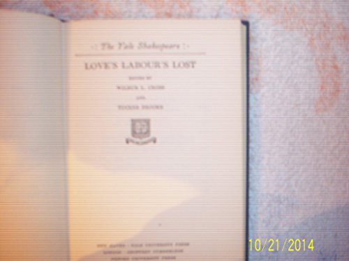 9780460032186: Love's Labour's Lost (New Temple Shakespeare S.)