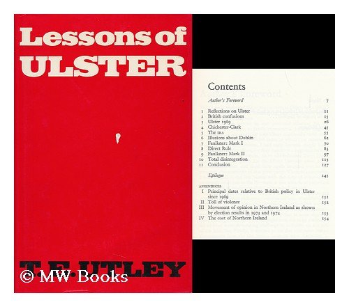 Lessons of Ulster