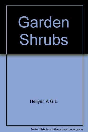 Beispielbild fr Garden Shrubs zum Verkauf von Better World Books