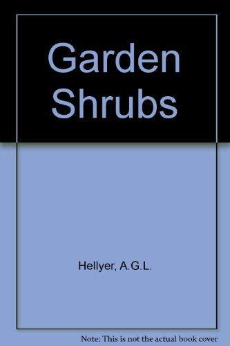 Stock image for Garden Shrubs (12 colour plates and drawings by Nocholas Parlett) for sale by GloryBe Books & Ephemera, LLC