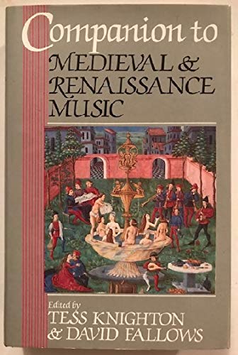 9780460046275: Companion to Medieval and Renaissance Music
