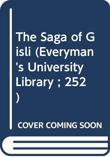 9780460102520: Saga of Gisli (Everyman's University Library)