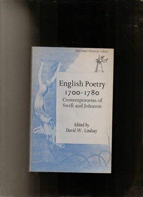 Immagine dell'editore per ENGLISH POETRY 1700-1780 venduto da Richard Sylvanus Williams (Est 1976)