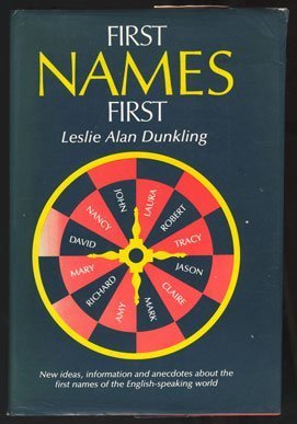 Imagen de archivo de First Names First (Hardcover) a la venta por WorldofBooks