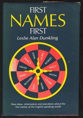 Stock image for First Names First for sale by Hippo Books