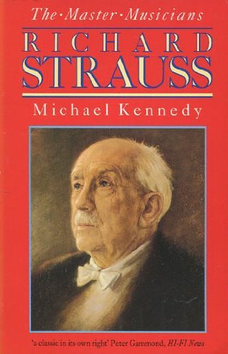 9780460125611: Richard Strauss (Master Musician S.)