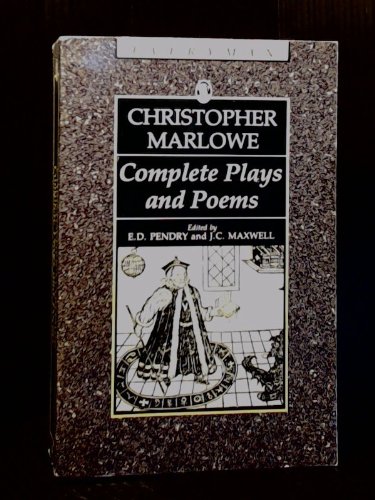 9780460870436: CHRISTOPHER MARLOWE Complete Plays and Poems