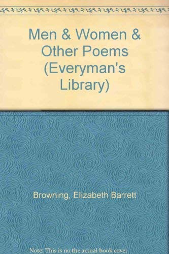 Stock image for Browning : Men and Women and Other Poems (Everyman's Library) for sale by AwesomeBooks