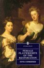 9780460870801: Female Playwrights of the Restoration