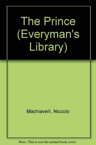 Beispielbild fr Prince, The (Everyman's Library) zum Verkauf von SecondSale