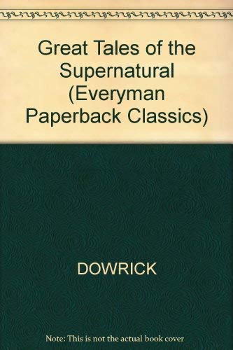 Stock image for Great Tales of the Supernatural (Everyman's Library) for sale by The Book Merchant, LLC