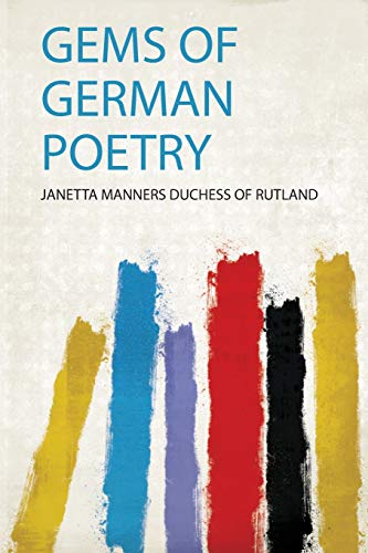 9780461145434: Gems of German Poetry (1)