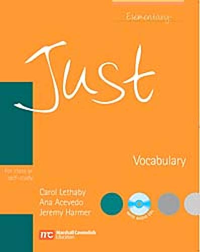 9780462000442: Just Vocabulary - Brititsh English Version - Elementary Level
