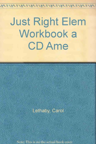 Just Right Elementary: Split A Workbook with Audio CD (US) (9780462004112) by Harmer, Jeremy; Lethaby, Carol; Acevedo, Ana