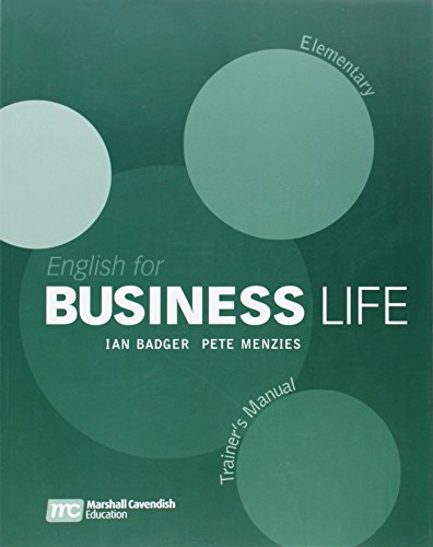 English for Business Life Trainer Manual (9780462007571) by Ian Badger; Peter Menzies