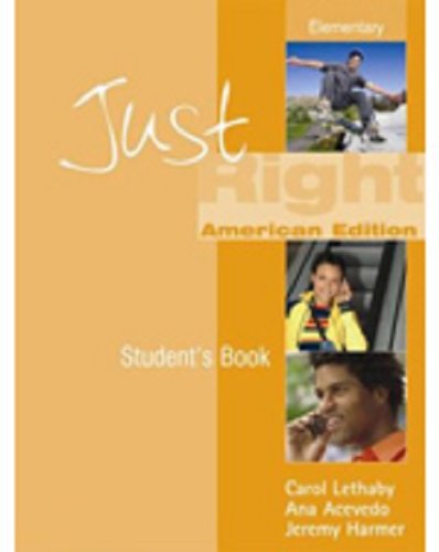 9780462007953: Just Right Elementary: Workbook with Key and Audio CD: Elementary American English Version (Just Right Course)