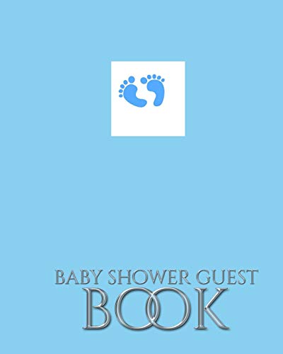Beispielbild fr Baby Boy Foot Prints Stylish Shower Guest Book: Baby Boy Foot Prints Stylish Shower Guest Book zum Verkauf von WorldofBooks
