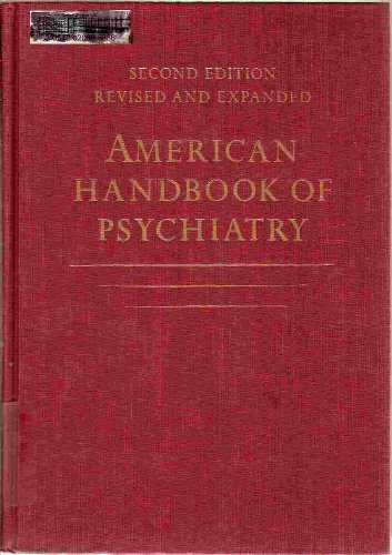 Beispielbild fr American Handbook of Psychiatry (American handbook of psychiatry) zum Verkauf von Aaron Books