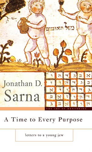 Beispielbild fr A Time to Every Purpose: Letters to a Young Jew zum Verkauf von Books From California