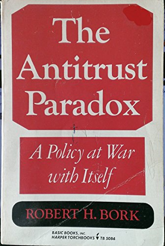 Imagen de archivo de Antitrust Paradox a la venta por ThriftBooks-Dallas